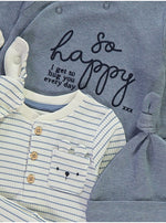 Load image into Gallery viewer, Blue Stripe Slogan 5 Piece Starter Set