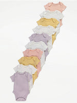 Load image into Gallery viewer, Spring Short Sleeve Bodysuits 10 Pack