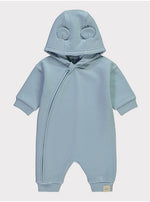 Load image into Gallery viewer, Blue Ear Detail Hooded Zip All in One
