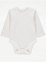 Load image into Gallery viewer, White Bunny Dungarees and Spotty Bodysuit Outfit
