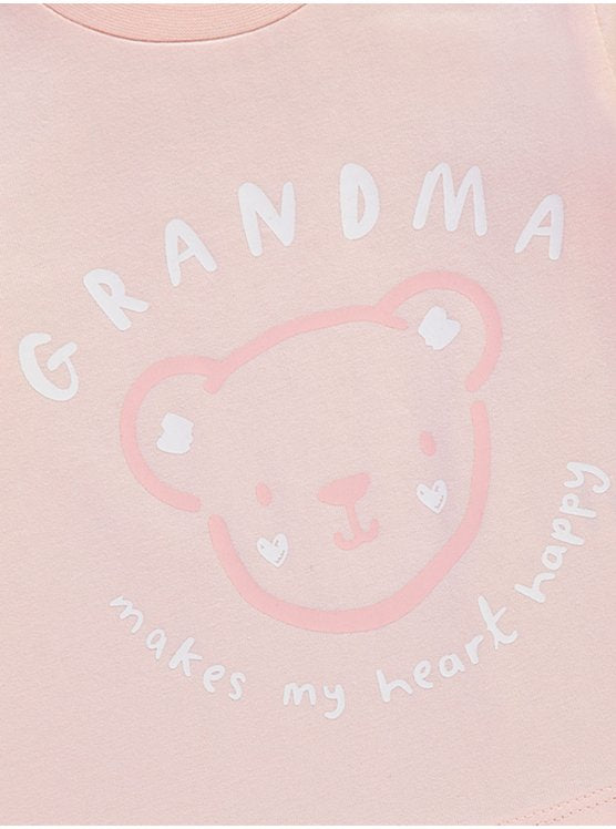 Grandma Bear Long Sleeve Top and Leggings Outfit